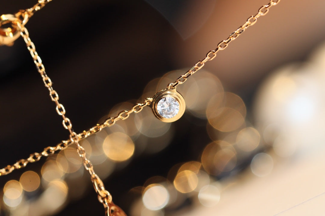 [⭐Haelin Jewelry]DAMOUR DIAMOND NECKLACE
