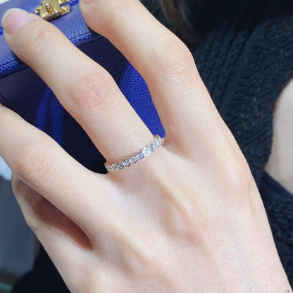 [⭐Haelin Jewelry]BEE LOVE DIAMOND PAVED SMALL RING