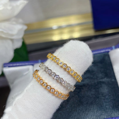 [⭐Haelin Jewelry]BEE LOVE DIAMOND PAVED SMALL RING