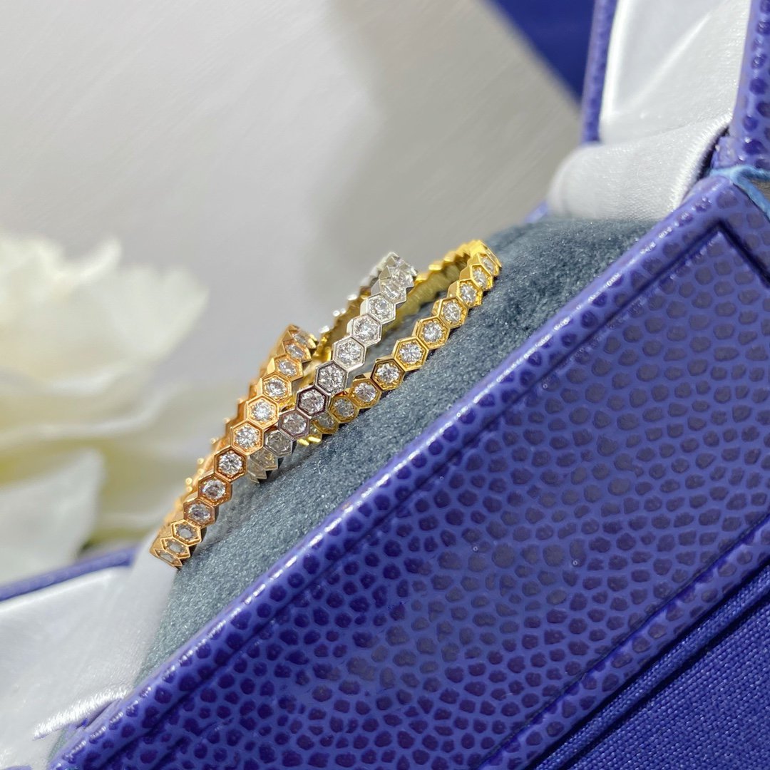 [⭐Haelin Jewelry]BEE LOVE DIAMOND PAVED SMALL RING