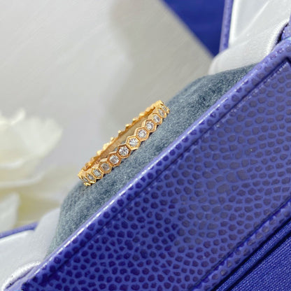 [⭐Haelin Jewelry]BEE LOVE DIAMOND PAVED SMALL RING
