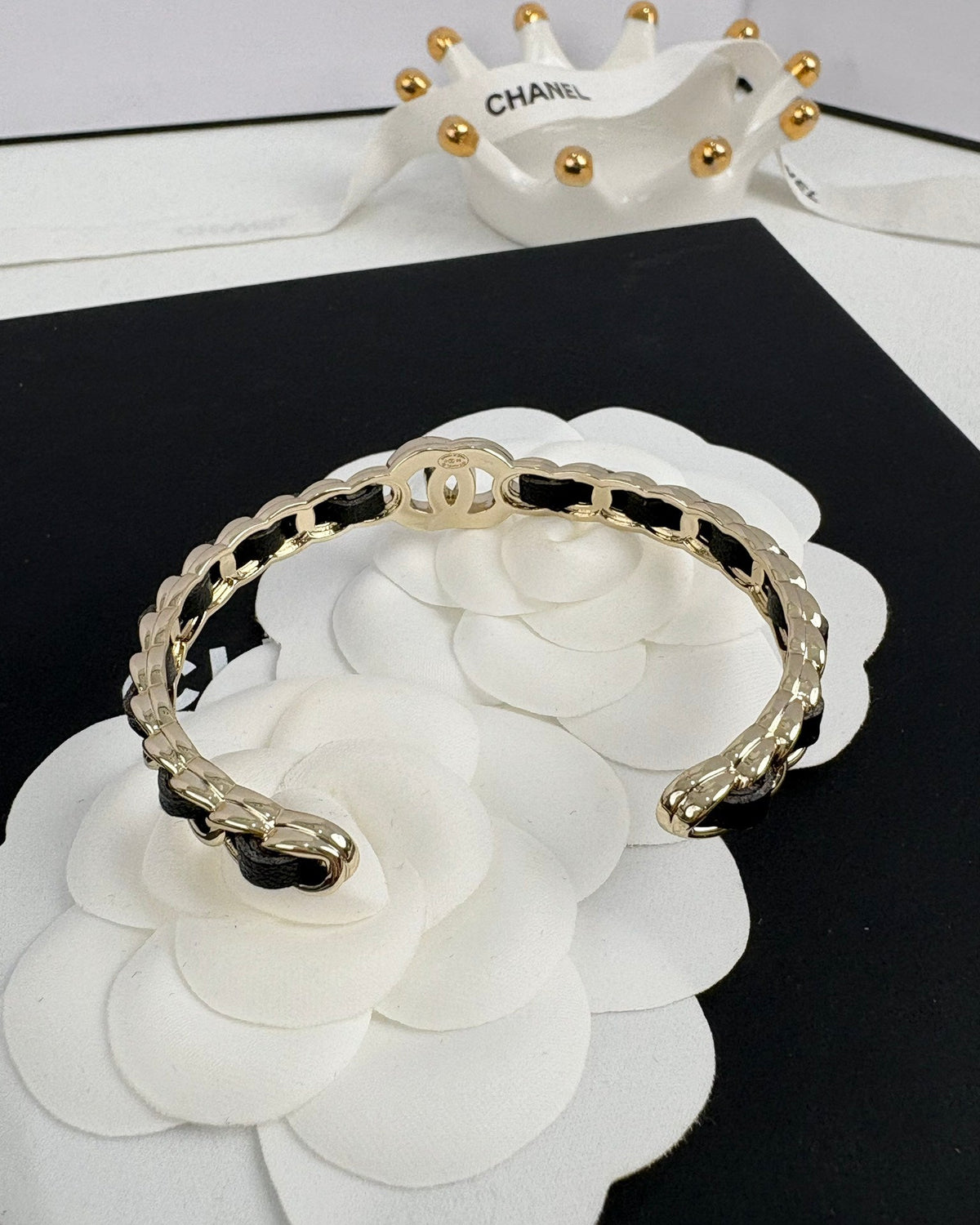 [⭐Haelin Jewelry]Double C Open Bangle