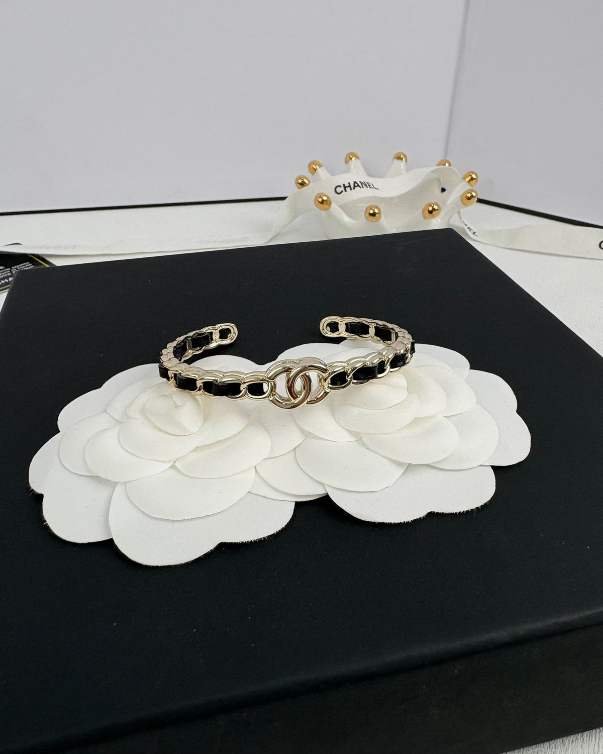 [⭐Haelin Jewelry]Double C Open Bangle