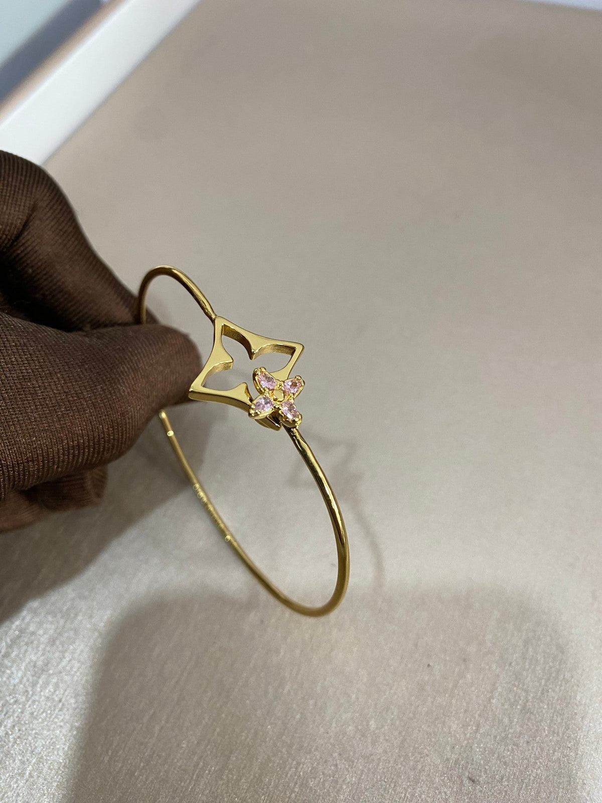 [⭐Haelin Jewelry]Pink Diamond Bracelet