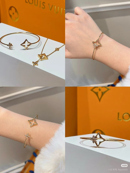 [⭐Haelin Jewelry]Pink Diamond Bracelet