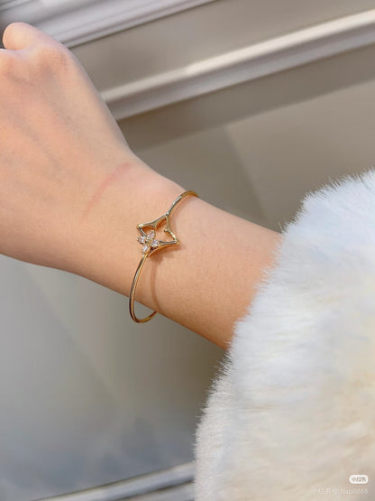 [⭐Haelin Jewelry]Pink Diamond Bracelet