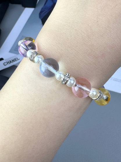 [⭐Haelin Jewelry]Colorful Transparent Resin Bracelet