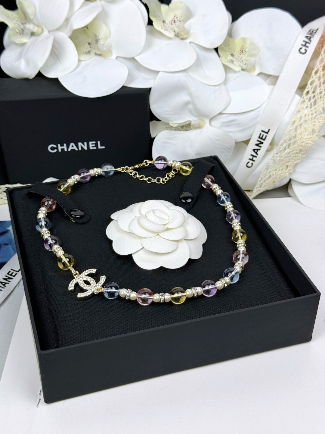 [⭐Haelin Jewelry]26C New Spring Collection Colorful Transparent Resin Necklace