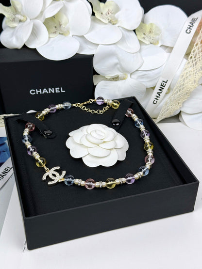 [⭐Haelin Jewelry]26C New Spring Collection Colorful Transparent Resin Necklace