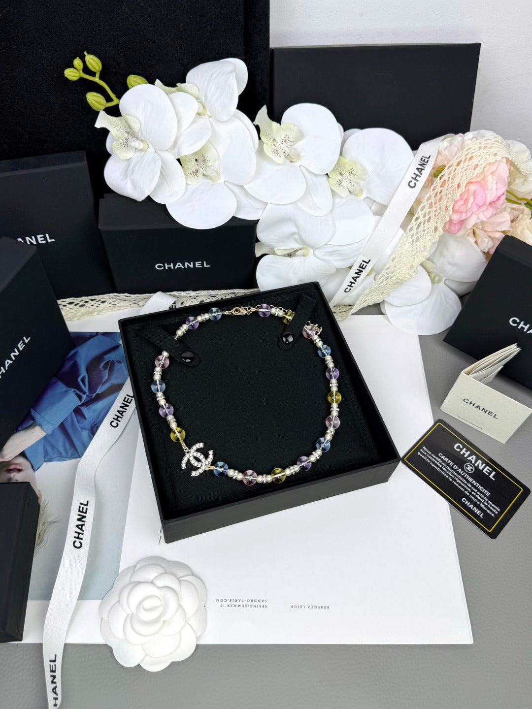 [⭐Haelin Jewelry]26C New Spring Collection Colorful Transparent Resin Necklace