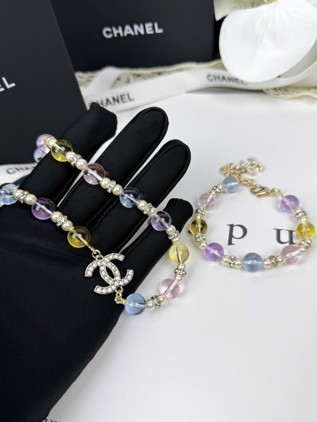 [⭐Haelin Jewelry]26C New Spring Collection Colorful Transparent Resin Necklace