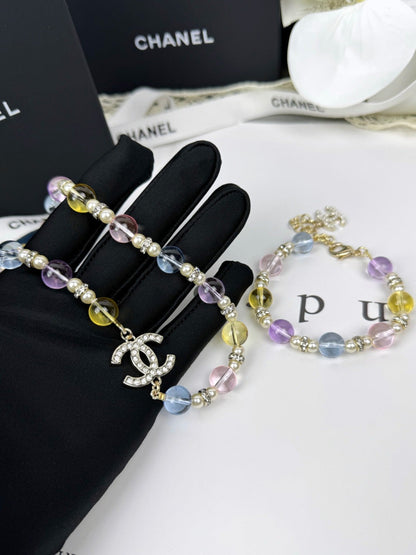 [⭐Haelin Jewelry]26C New Spring Collection Colorful Transparent Resin Necklace