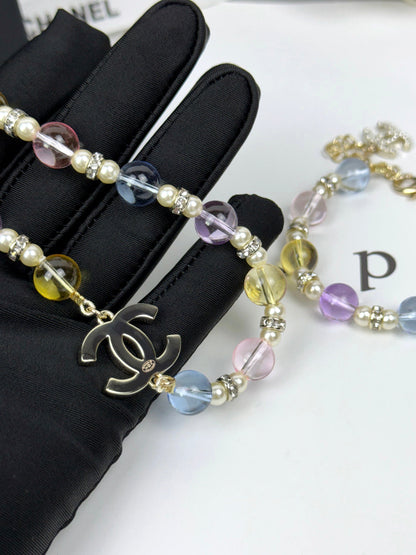 [⭐Haelin Jewelry]26C New Spring Collection Colorful Transparent Resin Necklace