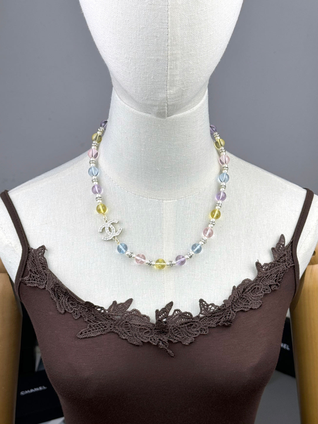 [⭐Haelin Jewelry]26C New Spring Collection Colorful Transparent Resin Necklace