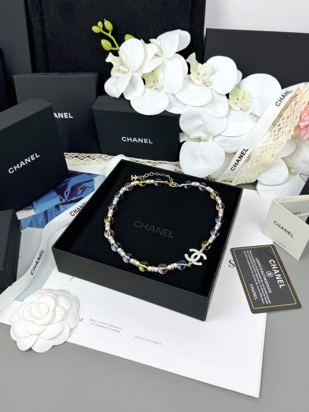 [⭐Haelin Jewelry]26C New Spring Collection Colorful Transparent Resin Necklace