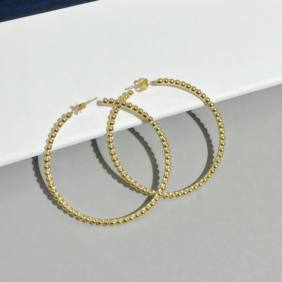 [⭐Haelin Jewelry]SMOOTH BEAD STUD EARRINGS