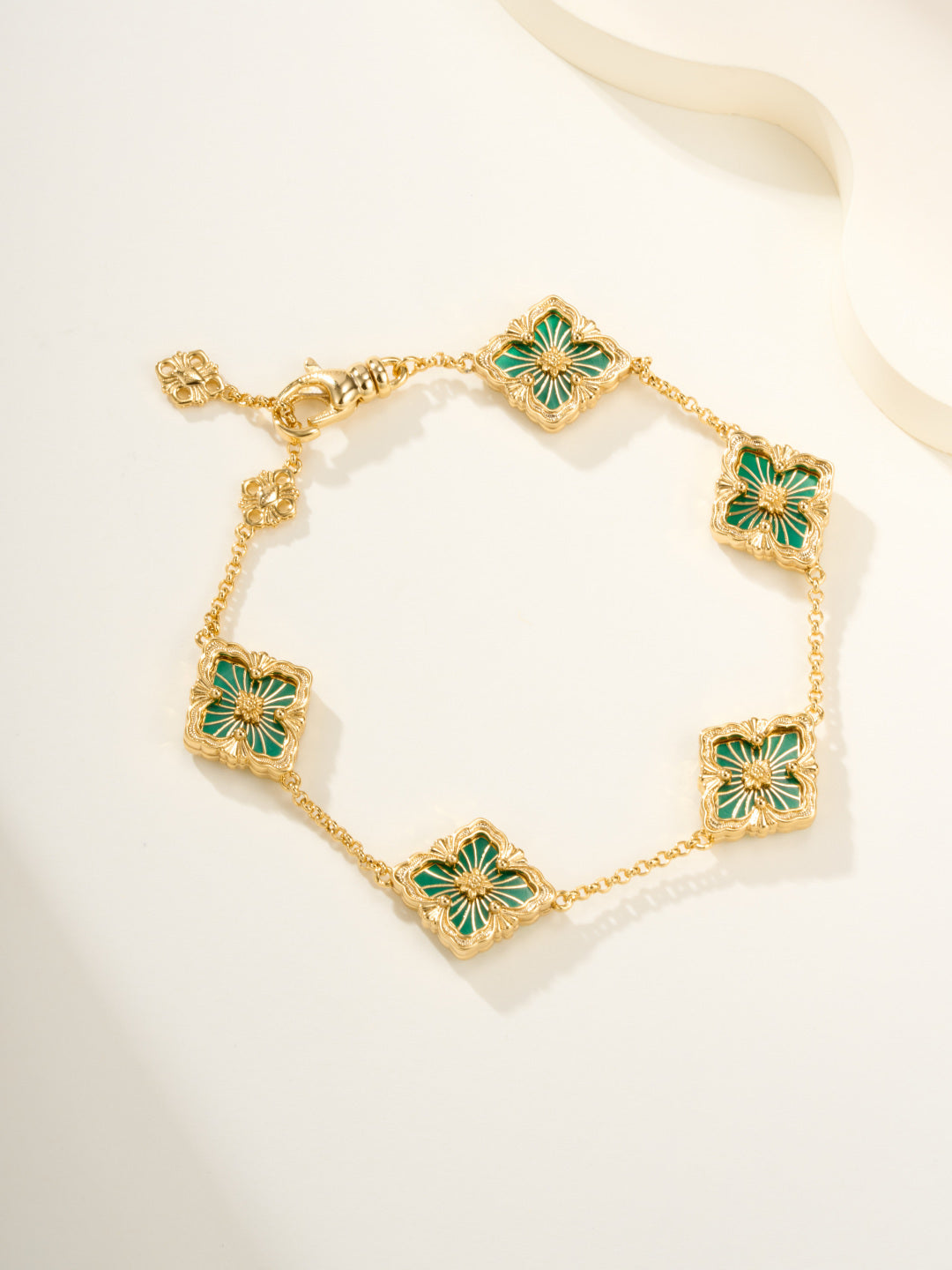 [⭐Haelin Jewelry]B.C.L ENAMELED Five-Flower Bracelet（Various Colors)
