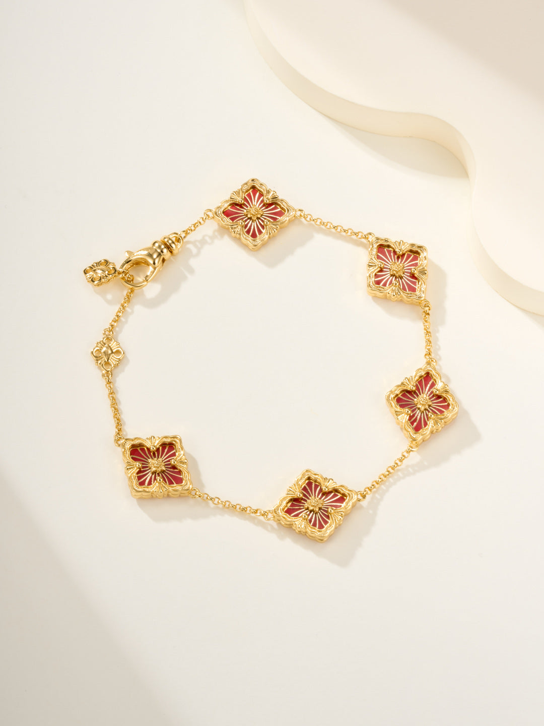 [⭐Haelin Jewelry]B.C.L ENAMELED Five-Flower Bracelet（Various Colors)