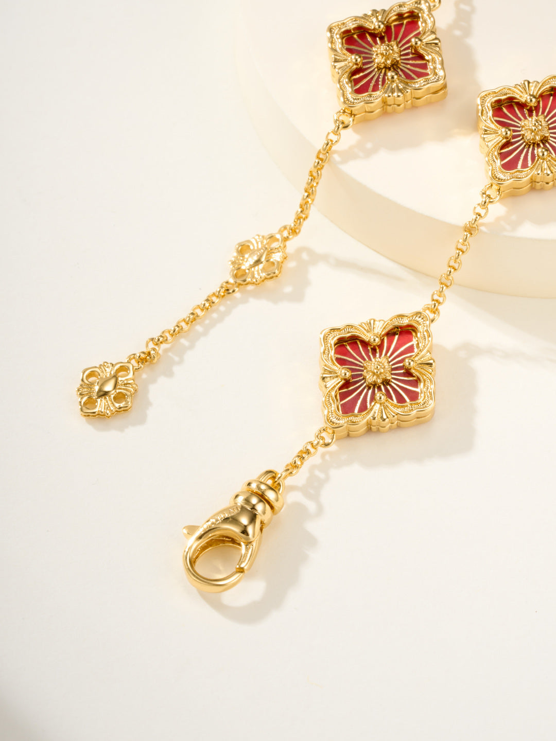 [⭐Haelin Jewelry]B.C.L ENAMELED Five-Flower Bracelet（Various Colors)
