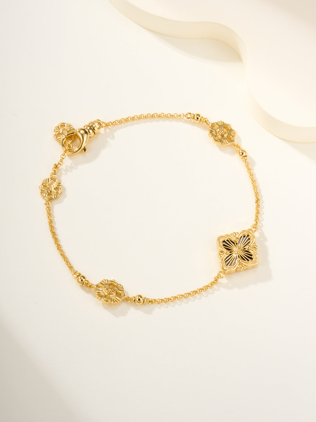 [⭐Haelin Jewelry]B.C.L ENAMELED One-Flower Bracelet（Various Colors)