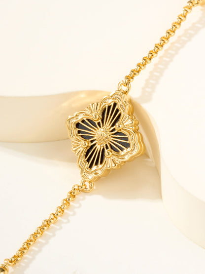 [⭐Haelin Jewelry]B.C.L ENAMELED One-Flower Bracelet（Various Colors)