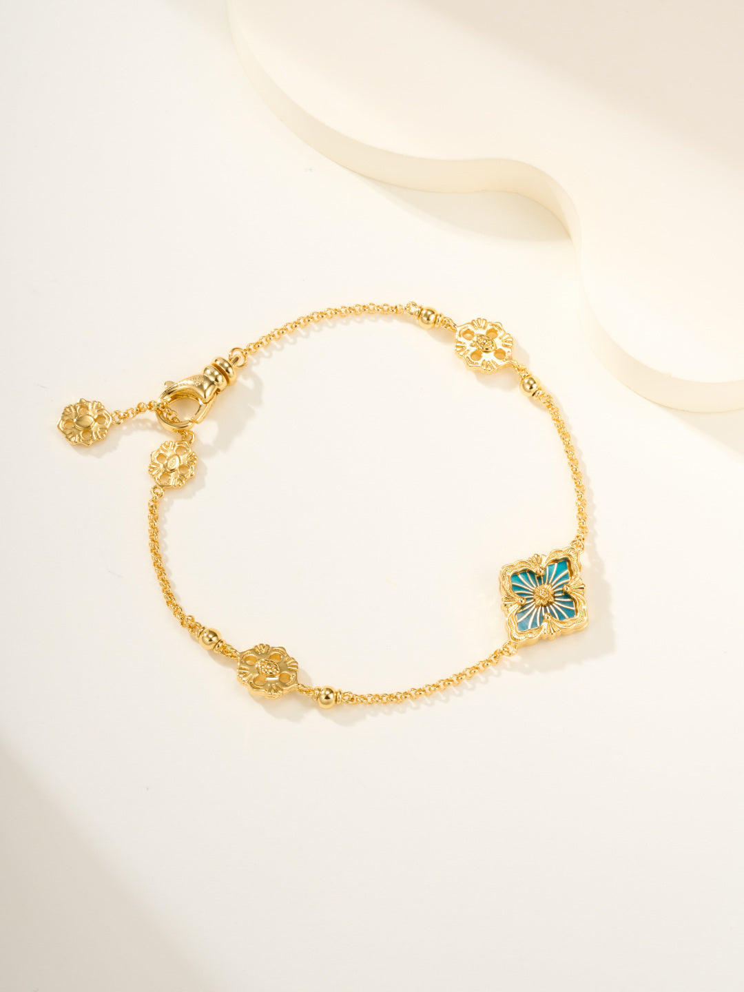 [⭐Haelin Jewelry]B.C.L ENAMELED One-Flower Bracelet（Various Colors)
