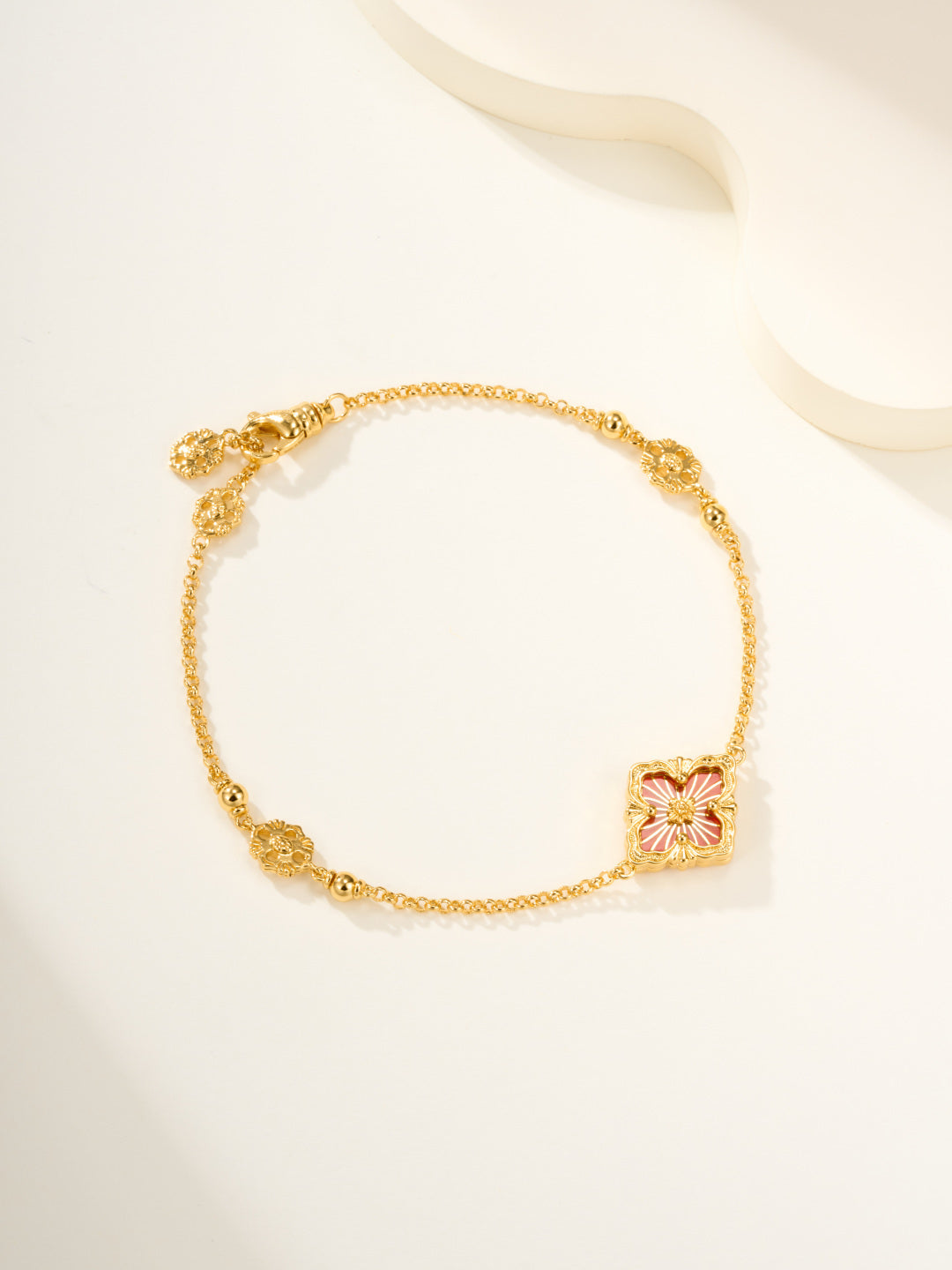 [⭐Haelin Jewelry]B.C.L ENAMELED One-Flower Bracelet（Various Colors)