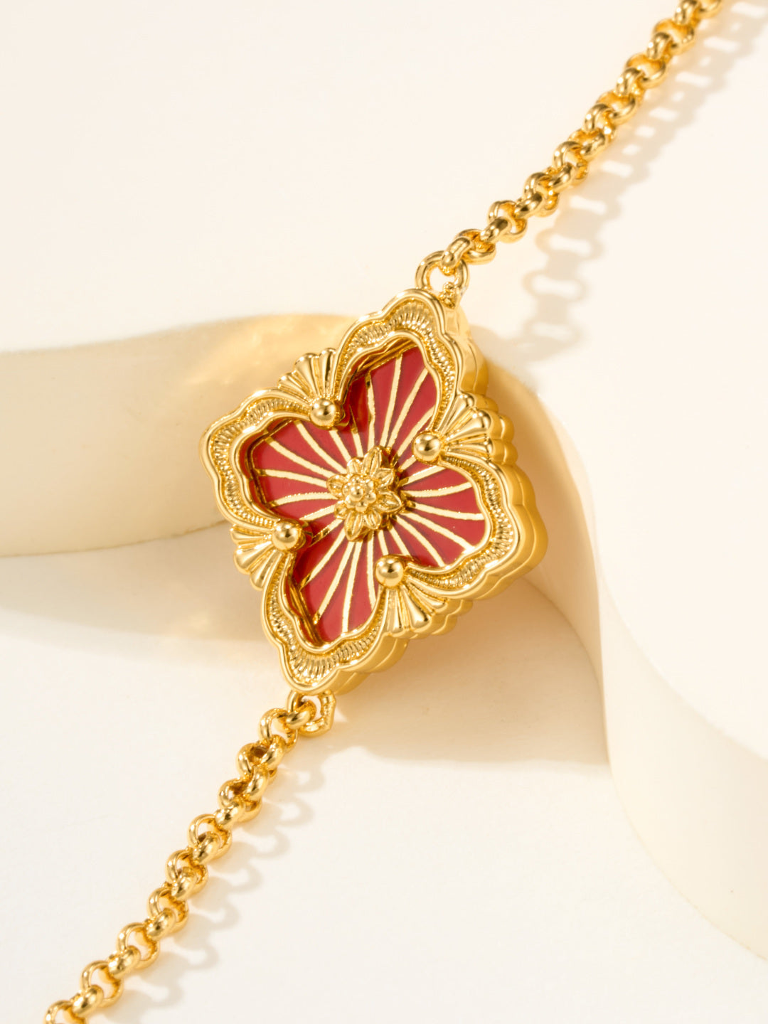 [⭐Haelin Jewelry]B.C.L ENAMELED One-Flower Bracelet（Various Colors)