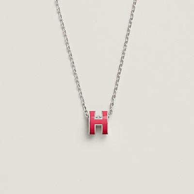 [⭐Haelin Jewelry]H NECKLACE PINK