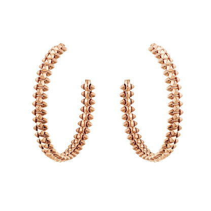 [⭐Haelin Jewelry]CLASH LARGE HOOP EARRINGS