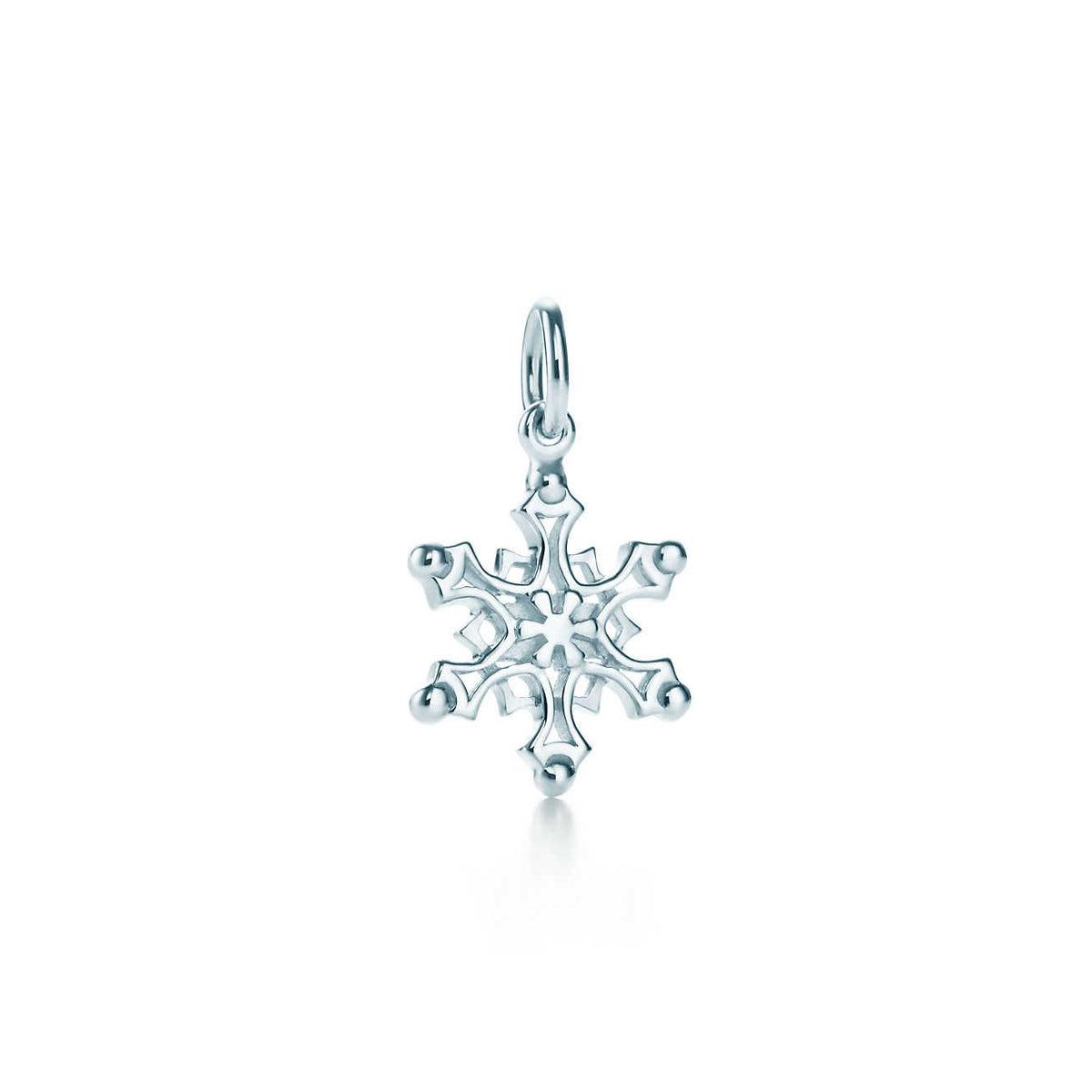 [Haelin Jewelry]STERLING SILVER SNOWFLAKE PENDANT NECKLACE