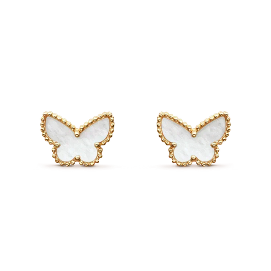 [⭐Haelin Jewelry]SWEET BUTTERFLY MOP EARSTUDS