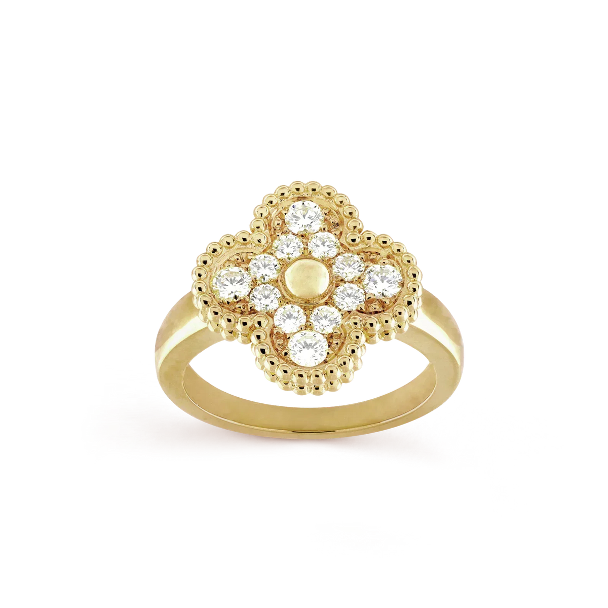 [⭐Haelin Jewelry]CLOVER DIAMOND RING