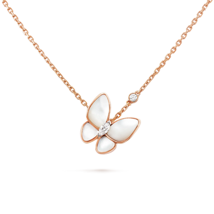[⭐Haelin Jewelry]BUTTERFLY MOP DIAMOND NECKLACE