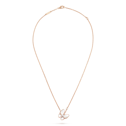 [⭐Haelin Jewelry]BUTTERFLY MOP DIAMOND NECKLACE