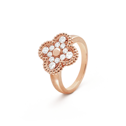 [⭐Haelin Jewelry]CLOVER DIAMOND RING