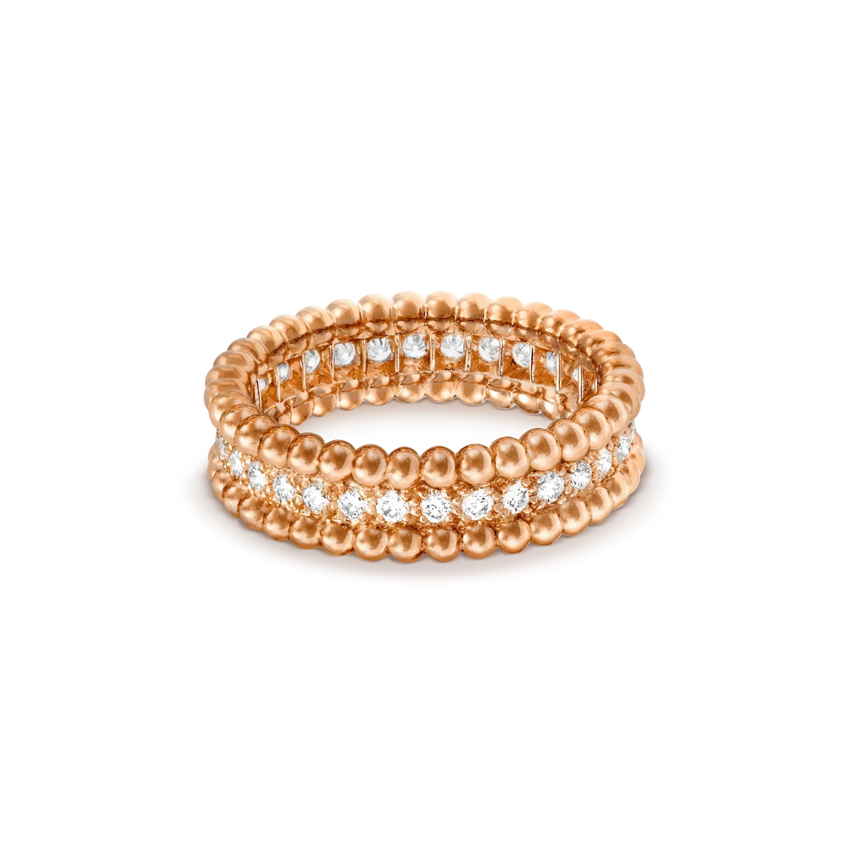 [⭐Haelin Jewelry]PERLEE DIAMOND ROSE GOLD RING