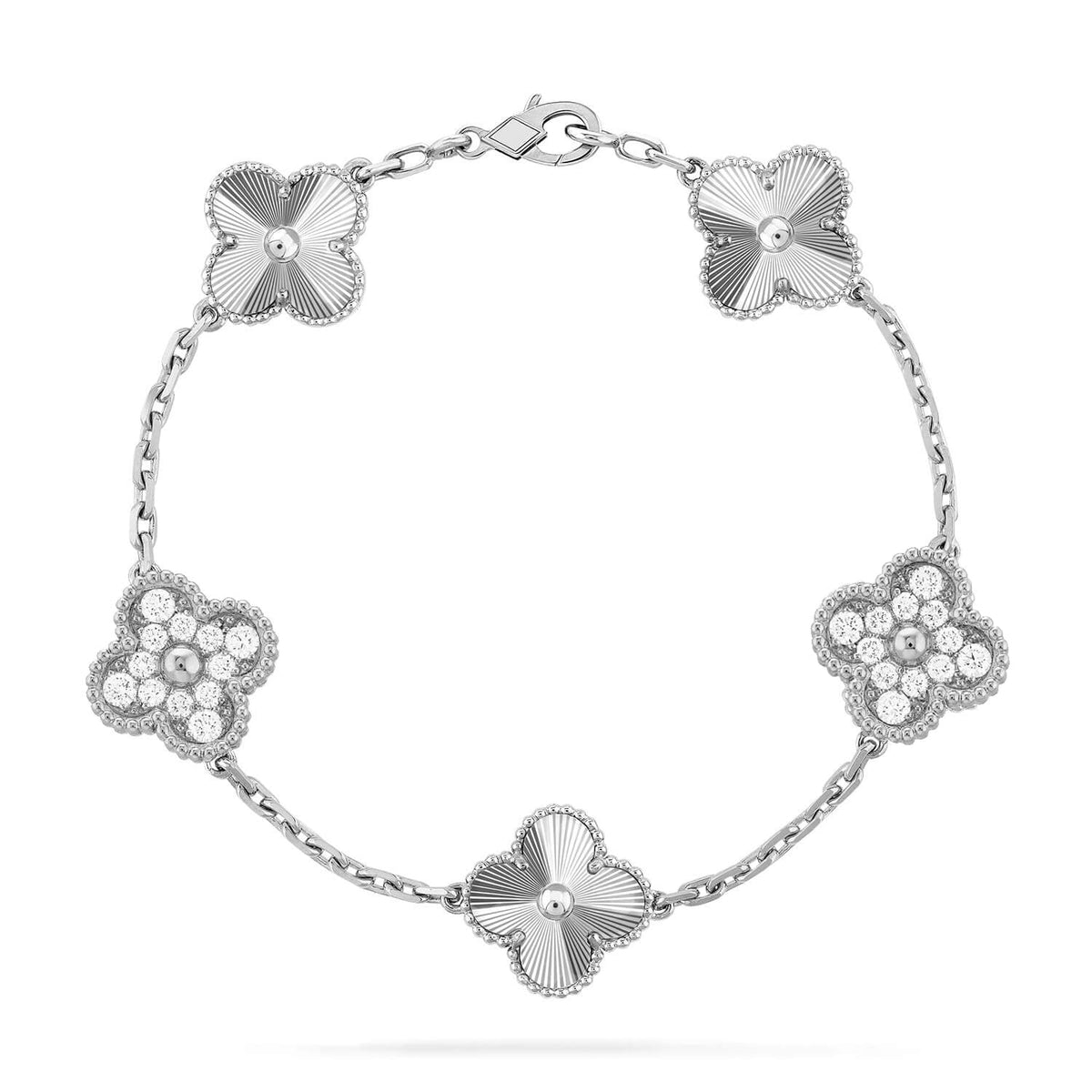 [⭐Haelin Jewelry] CLOVER 5 MOTIF LASER BRACELET COLLECTION
