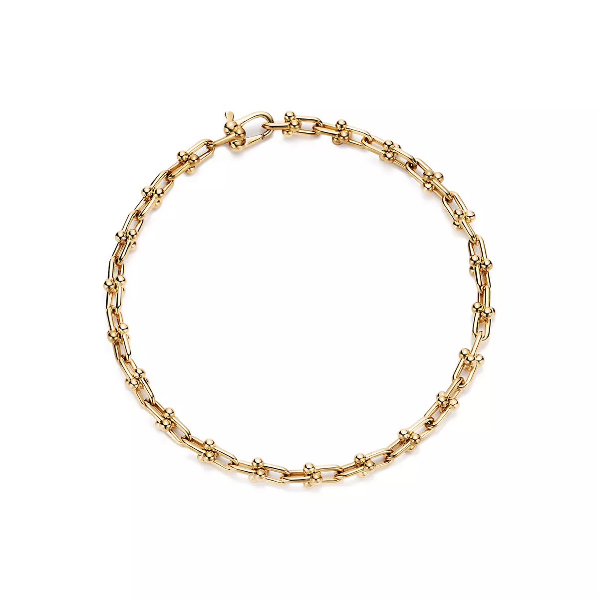 [Haelin Jewelry]HARDWEAR MICRO LINK 44 MOTIF GOLD BRACELET