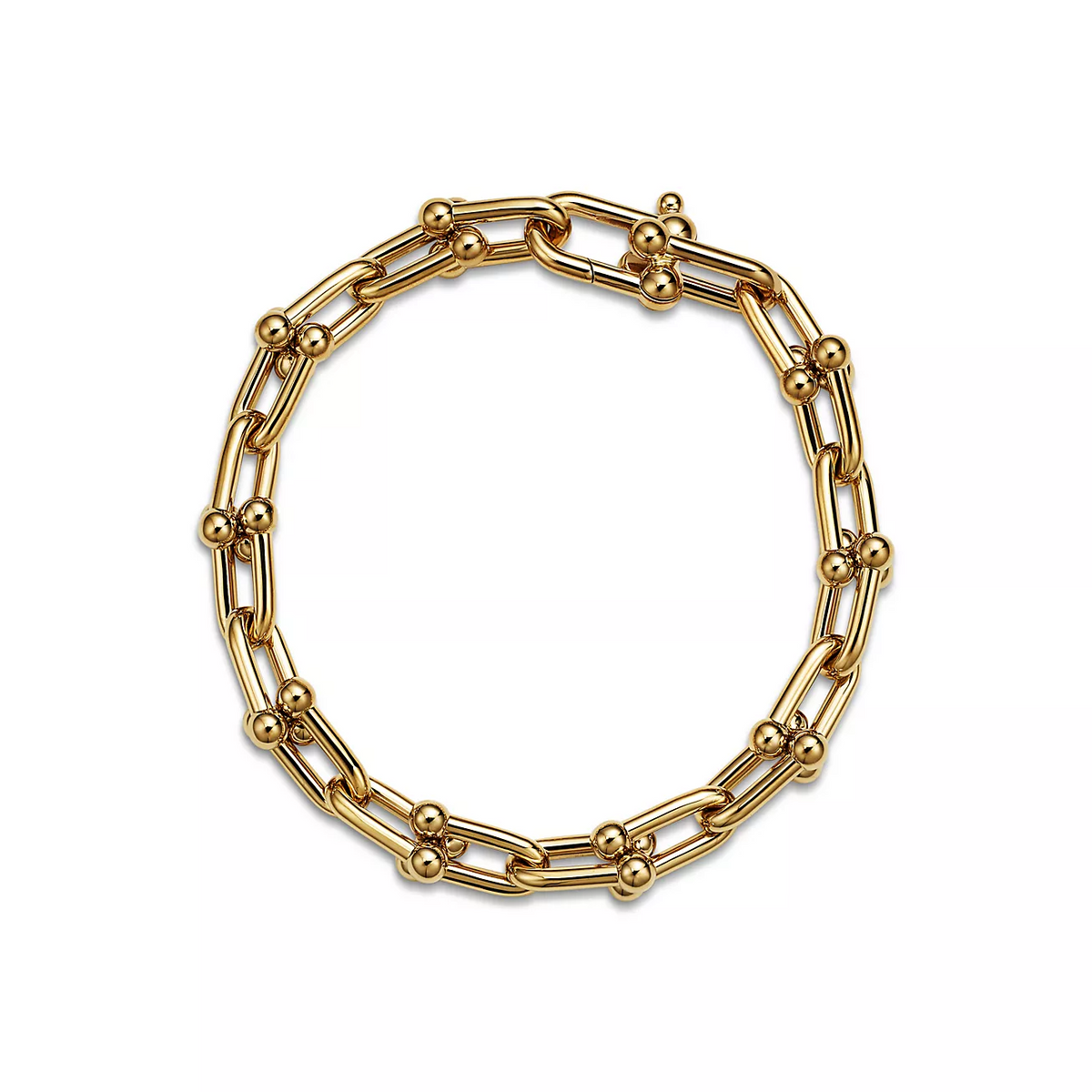 [Haelin Jewelry]HARDWEAR MEDIUM LINK 20 MOTIF GOLD BRACELET