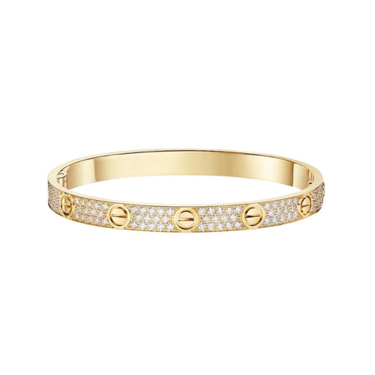 [⭐Haelin Jewelry]LOVE BRACELET 6.1MM DIAMOND-PAVED