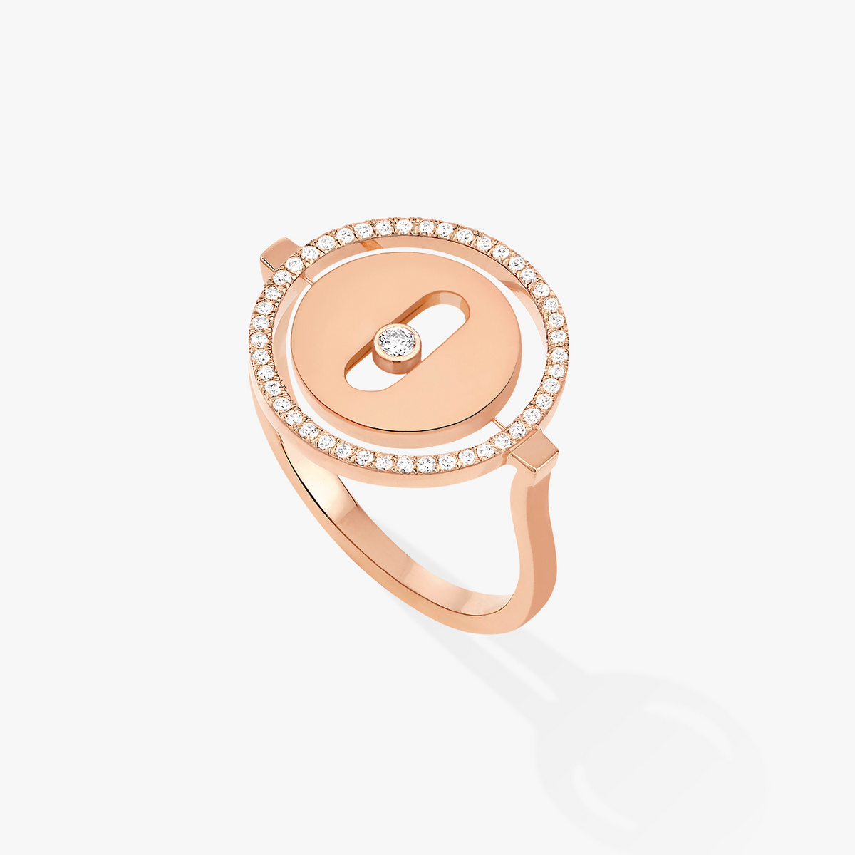 [⭐Haelin Jewelry]Demo MOVE PINK GOLD DIAMOND RING