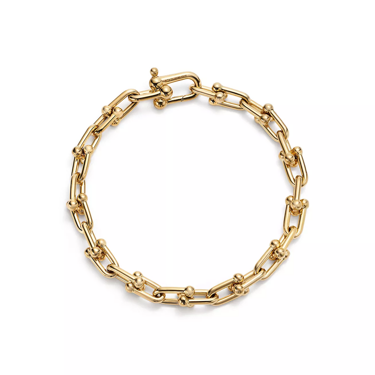 [Haelin Jewelry]HARDWEAR SMALL LINK 26 MOTIF GOLD BRACELET