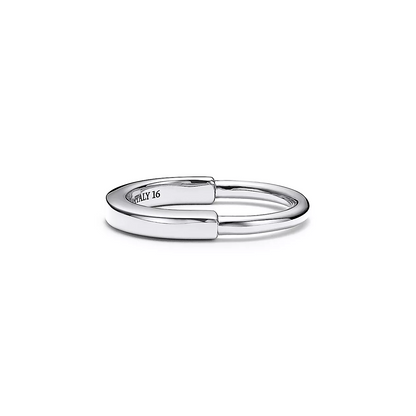 [Haelin Jewelry]LOCK RING SILVER