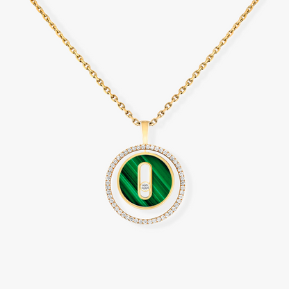 [⭐Haelin Jewelry]Demo MOVE 1 DIAMOND MALACHITE GOLD DIAMOND NECKLACE