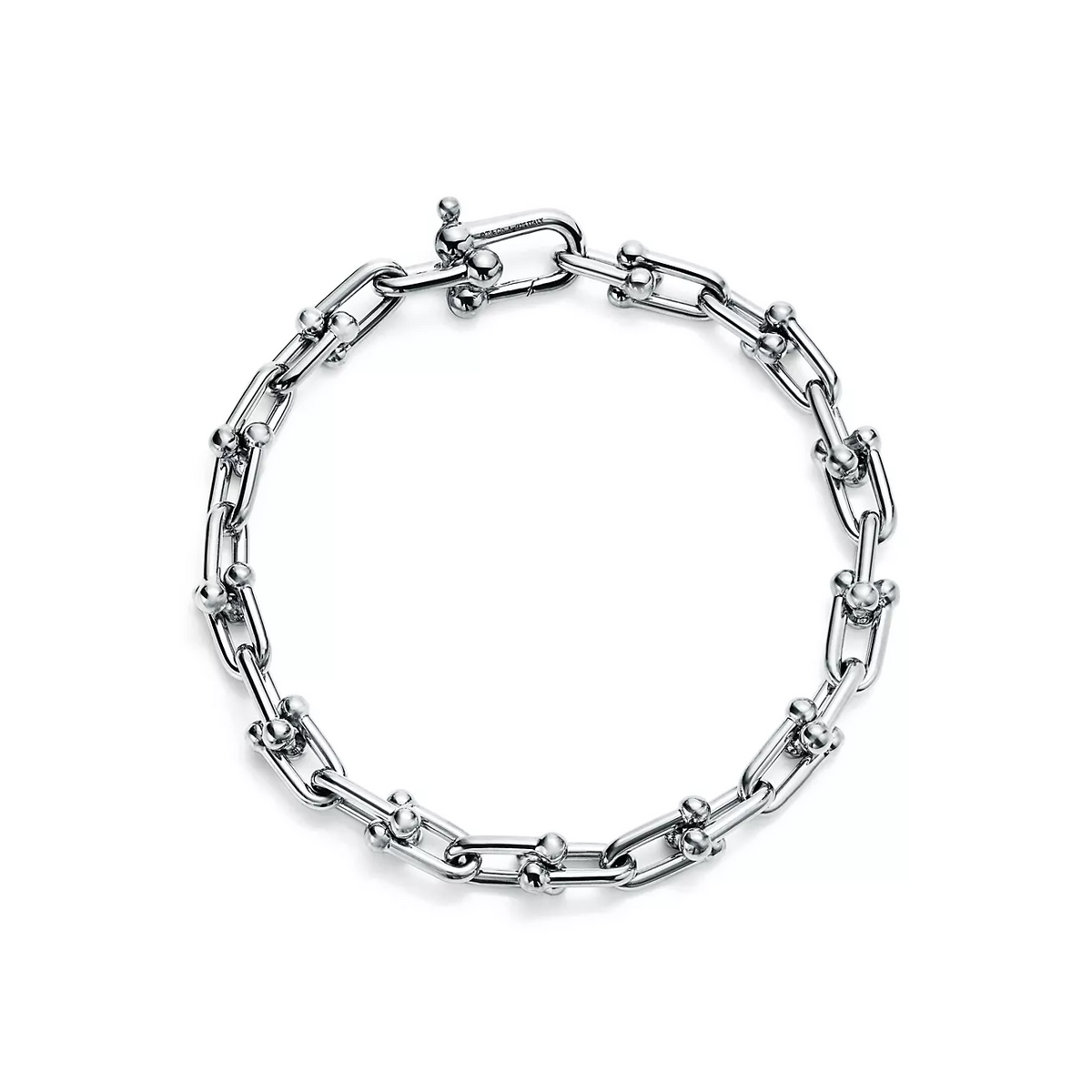 [Haelin Jewelry]HARDWEAR SMALL LINK 26 MOTIF SILVER BRACELET
