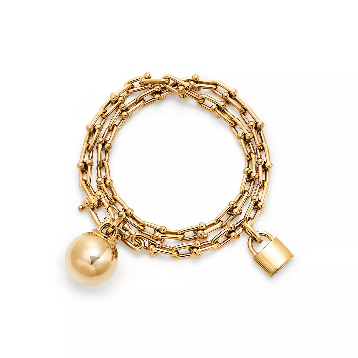 [Haelin Jewelry]HARDWEAR SMALL WRAP GOLD BRACELET