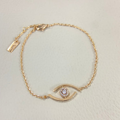 [⭐Haelin Jewelry]Demo Eye Pave-Set Diamond Bracelet