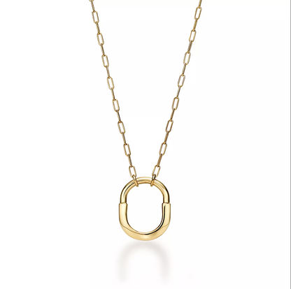 [Haelin Jewelry]LOCK NECKLACE GOLD