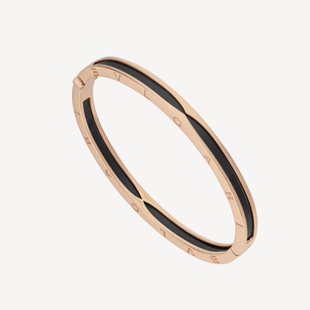 [⭐Haelin Jewelry]ZERO 1 PINK GOLD WITH BLACK CERAMIC BRACELET